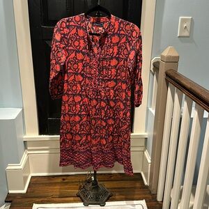 Knee length 100% cotton dress